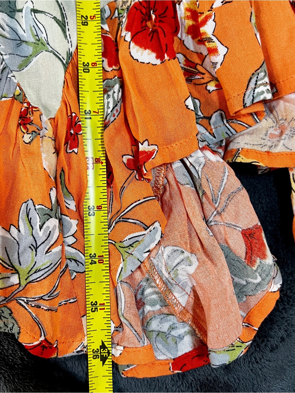 Patrons Of Peace Floral Ruffle Asymmetric Tie
Boho Bishop SleeveMini Dress M - Picture 11 of 13